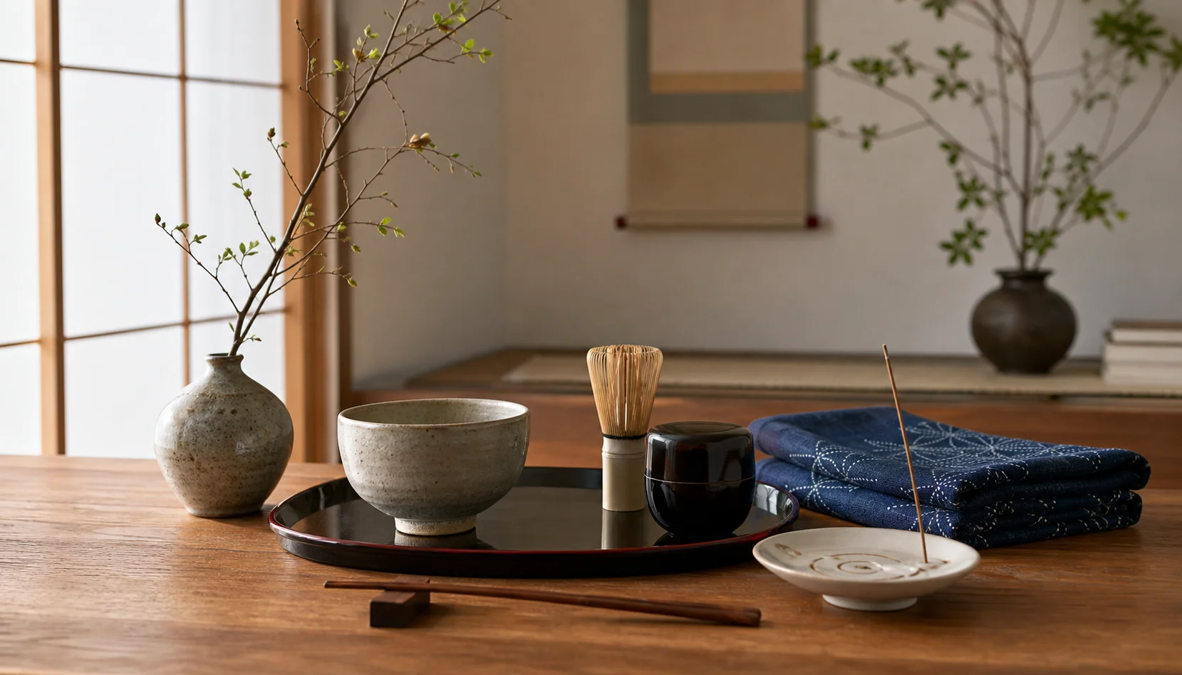 Illustration editoriale pour Objets japonais : comment les choisir, les comprendre et les intégrer chez soi